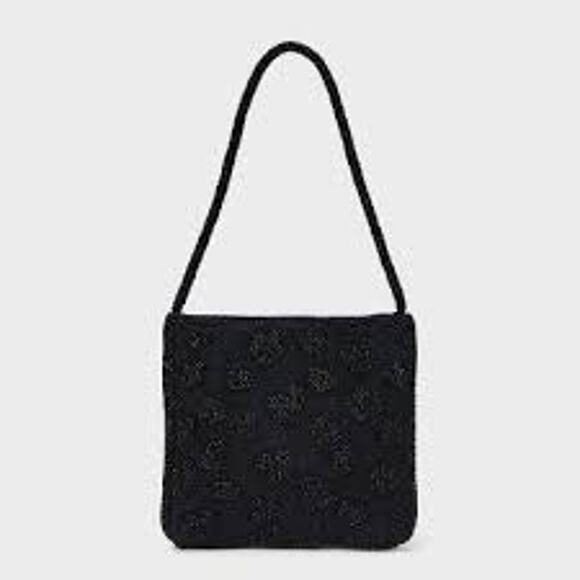 A New Day NWT Beaded Heart Flat Shoulder Bag - Picture 1 of 10